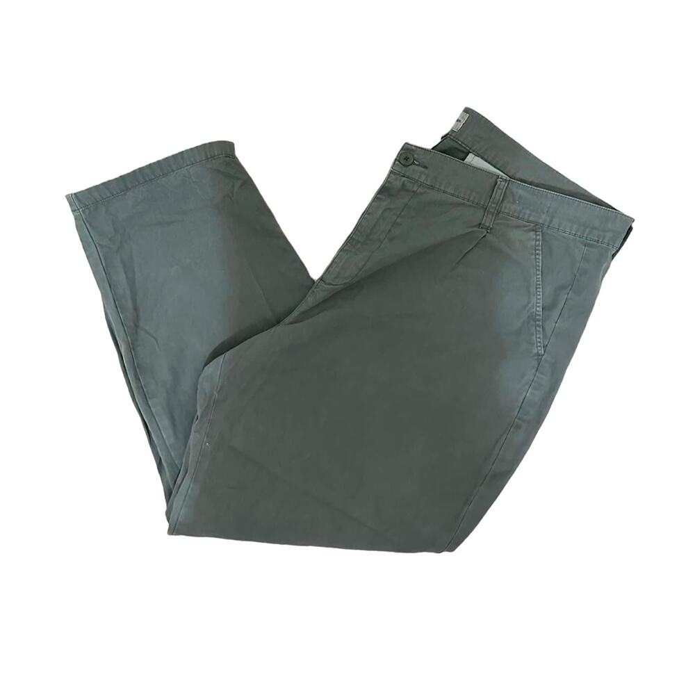 J. Crew Chino Women Gray Slouchy Boyfriend High Rise Casual Pant Size 35 BH818‎